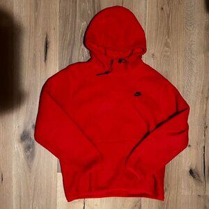 Red Nike Polar Fleece Hoodie